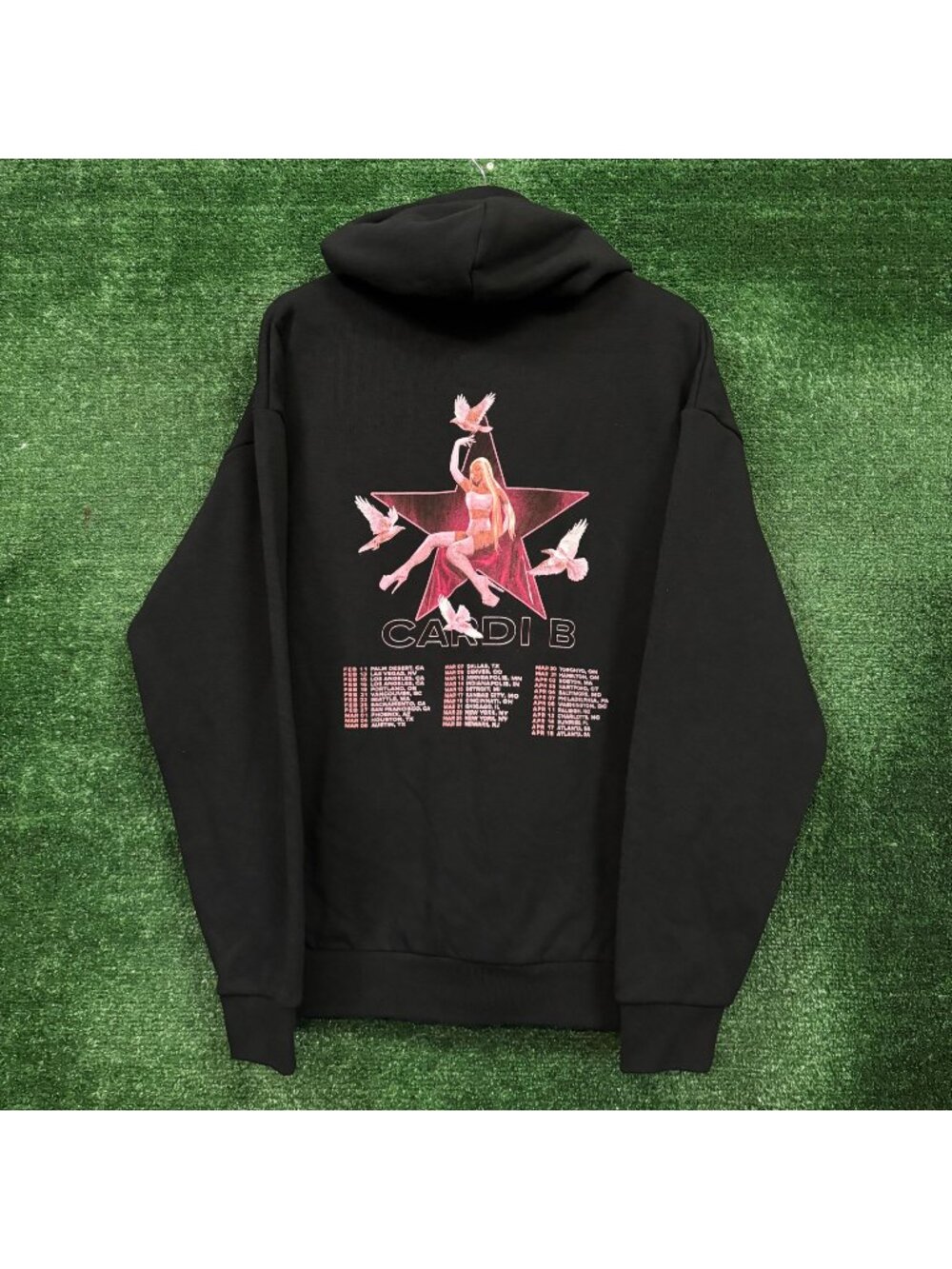 Cardi B Little Miss Drama Hip-Hop Oversized Hoodie Size Large
